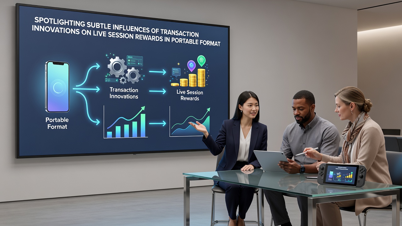 Darstellung von Zahlungsinnovationen und Live-Session-Belohnungen auf mobilen Plattformen