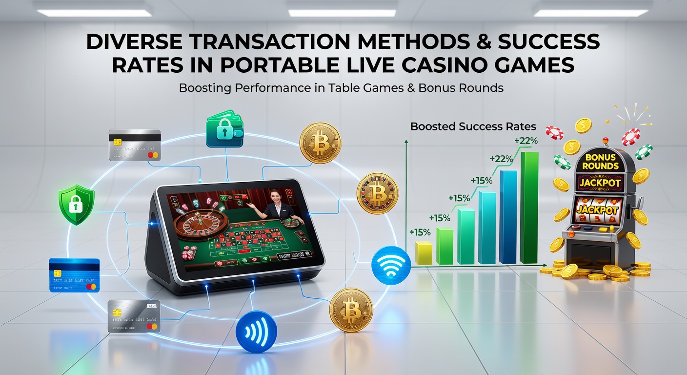 Abbildung zeigt mobile Geräte mit Live-Casino-Tischspielen und verschiedenen Zahlungsoptionen